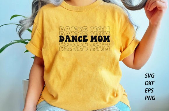 Dance Mom Retro Mama Svg Graphics for Crafts