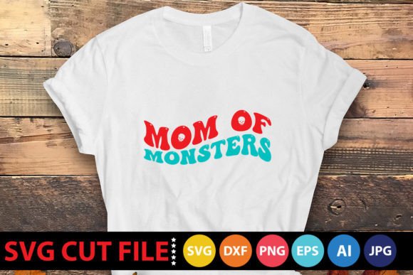Retro Mom of Monsters SVG Graphics and Crafts Review